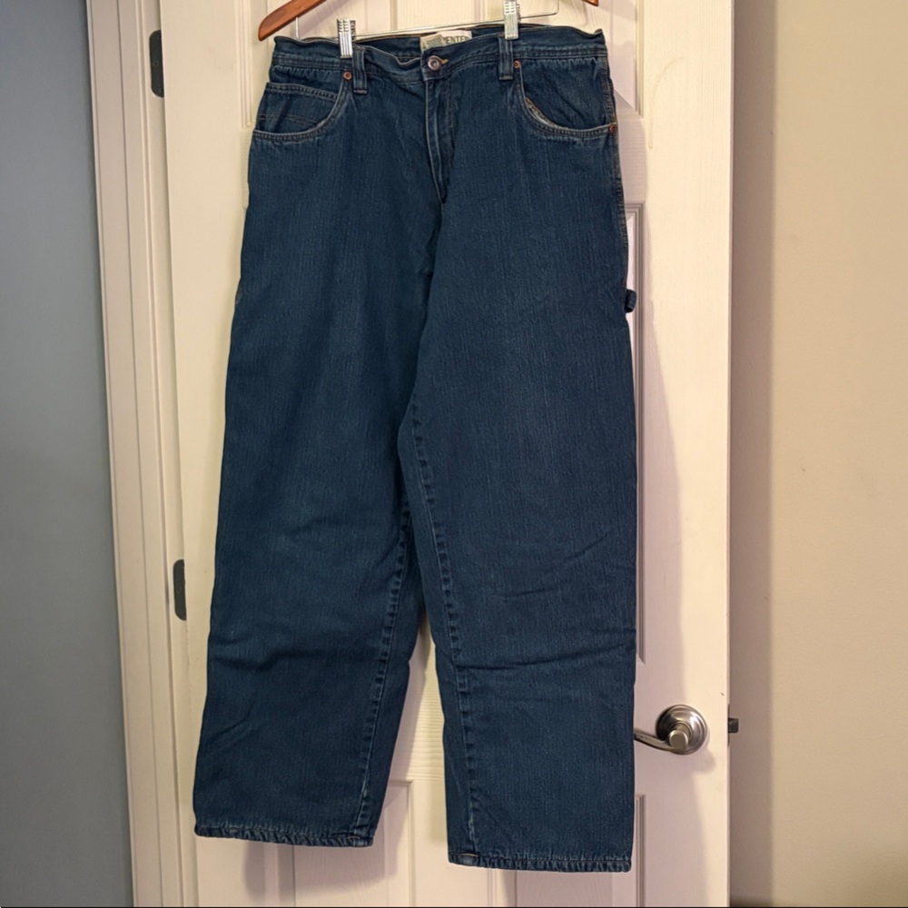 Classic Fleece Lined Blue Carpenter Men's Jeans